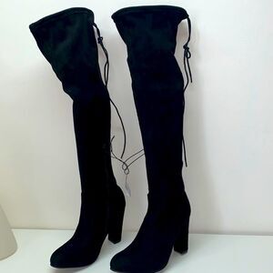 🔥rue 21 women over knee boot sz 10 New